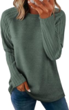OFEEFAN Womens Long Sleeve Tops