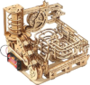 Adult 3D Wooden Spiral Walkway Marble Run Assembly Kit, DIY Mechanical Model Building Set, Educational STEM Puzzle Desktop Toy, Birthday Gift for Teens Aged 14 and up, All-new Upgraded Deluxe Edition