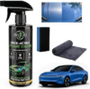 ROXAI Car Coating Spray, 17.6 oz Hydrophobic Ceramic Spray Wax for Paint Protection, Quick Detailer Waterless Wash & Sealant, Adds Gloss & Smoothness, Long-Lasting Shine for Cars, Trucks, SUVs