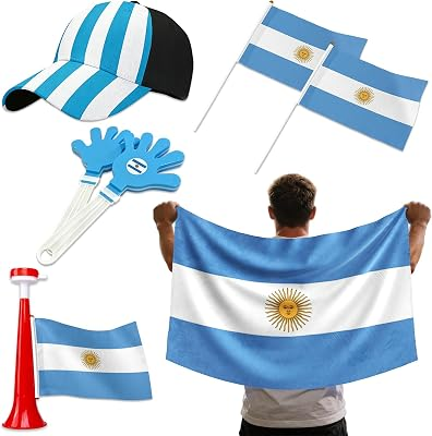 PELEDIC 7Pcs Soccer Cup Fan Set