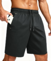 LITTLE BEAUTY Mens Athletic Shorts with Pocket