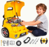 Large Truck Engine Toy for Kids: Mechanic Repair Car Kit for Toddlers – Interactive Workshop Set Take Apart Motor Vehicle with Light and Sound for Boys Children 3+ Years Old