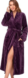 RONGTAI Premium Flannel Shawl Collar Robe