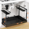 AISSLRO 2 Tier Under the Sink Storage