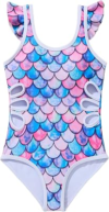 KDWDVBN Girls One Piece Swimsuit