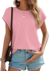 JUSTFASHIONNOW Womens Short Sleeve Blouses