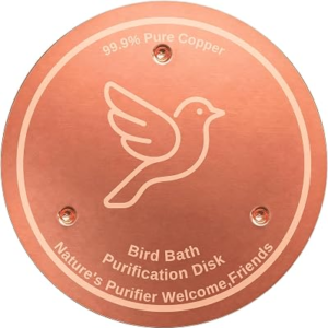 AZOMABOX Copper Disc for Bird Bath