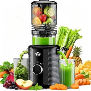 5ive Cold Press Juicer, 5.1″ Juicer Press with 41oz Capacity for Fruits Veg