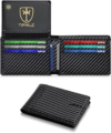 Tipmile Wallet for Men Slim RFID Blocking Credit Card Holder, Minimalist Men Wallets 12 Cards with 2 ID Windows & Cash Slot, Bifold Front Pocket Wallet Gifts for Men