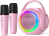 HOCKVILL Mini Karaoke Machine for Kids with 2 Microphones