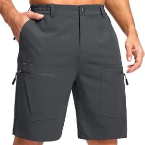 PUDOLLA Men’s Hiking Cargo Shorts