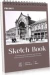 Sketch Book 8.5×11 inch, Spiral Bound Sketch Pad 50 Sheets (68lb/100gsm), Acid-Free Sketchbook for Drawing Painting Sketching, Art Paper Drawing Supplies for Teens Adults Artists Graduation Gifts
