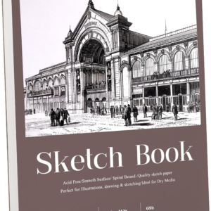 Sketch Book 8.5×11 inch, Spiral Bound Sketch Pad 50 Sheets (68lb/100gsm), Acid-Free Sketchbook for Drawing Painting Sketching, Art Paper Drawing Supplies for Teens Adults Artists Graduation Gifts