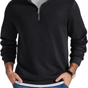COOFANDY Mens Quarter Zip Pullover Sweatshirts