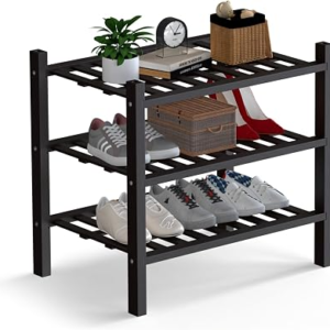 HADDOCKWAY Bamboo Shoe Rack
