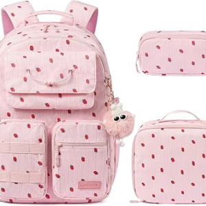 LOVEVOOK 3PCS School Backpack for Girls