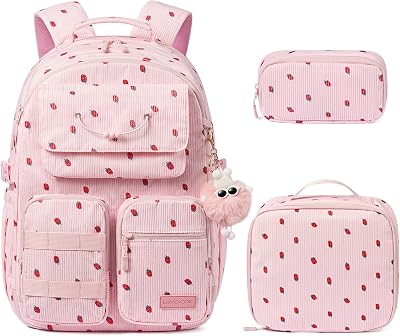 LOVEVOOK 3PCS School Backpack for Girls