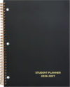 Student Planner 2026-2027 Monthly & Weekly School Planner 2026-2027 Student Planners Academic Year for Middle and High School, Aug 2026 – Jun 2027, 8.2″ x 10.7″, Academic Planners with Stickers & 3-Hole Punched – Black