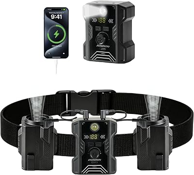 SNAWOWO 16000mAh Portable Waist Fan
