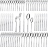 Hunnycook 60-Piece Silverware Set – Stainless Steel Silverware Set for 12, Include Fork Knife Spoon Set, Mirror Polished, Dishwasher Safe, Cutlery Set for Home Kitchen Restaurant
