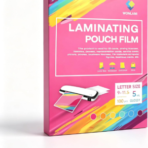 WONLAMI Thermal Laminator Sheets,100 Pack 5 mil Laminating Pouches 8.5 x 11 Laminating Sheets,9×11.5-Inch Clear Thermal Laminating Sheets Different Sizes Plastic Paper Lamination Sheets