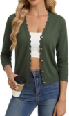 GRACE KARIN Womens Cropped Cardigan Sweater