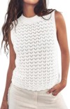 FISOEW Womens Summer Knit Sweater Vest