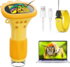 Microscope for Kids, Ahalfcit 1000X Handheld Digital Microscope with 2” HD IPS Screen, Portable Mini Camera for Exploring Nature, Science Educational Toy, Birthday Gift for 3-12 Years Old Boys Girls