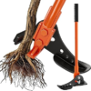 voominhtec Heavy Duty Tree & Sapling Puller Tool, High-Strength Manganese Steel Root Removal Tool for 1/4″ to 2″ Woody Stems, Small Trees, Brush and Invasive Plants, for Lawn, Yard, Garden and Farm