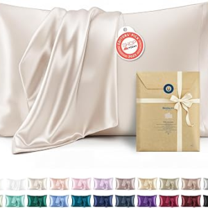 BEDSURE Satin Pillowcase 2 Pack