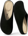 ATHLEFIT Womens Slip On Suede Clogs