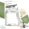 12oz Clear Museum Paste Reusable Exhibit Putty, Residue-Free Anti-Vibration Gel for Cat Proof Decor, RV & Collectible Display