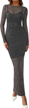 BTFBM Women Fall Maxi Dresses