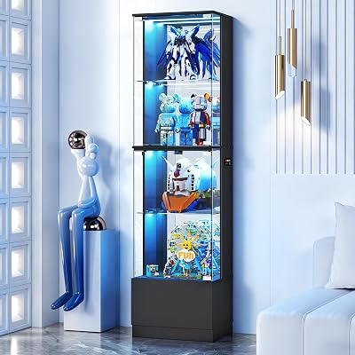 VERSIONTECH. Corner Glass Display Cabinet
