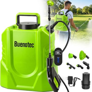 Battery Powered Backpack Sprayer 4.2 Gallon 100 PSI Electric Garden Sprayer