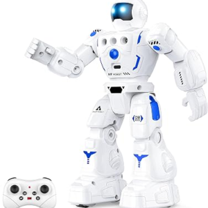 Robot Toys for Kids 3-5, Programmable Remote Control Robots with Sliding, Walking, Sing and Dancing, RC Gesture Sensing Control Smart Robot for Age 3-12 Kids with 3-Stories Christmas Birthday