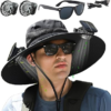 ZRPSIZP Fishing Hats with Sunglasses