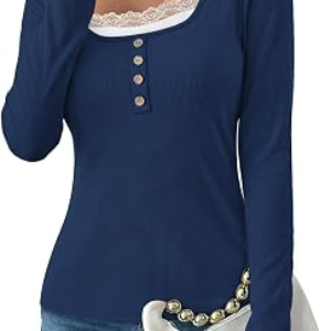 WIHOLL Womens Long Sleeve Tops