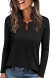ANRABESS Womens Long Sleeve Shirts