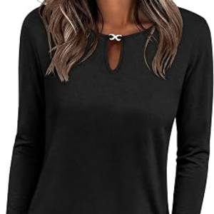 ANRABESS Womens Long Sleeve Shirts