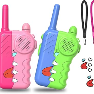 W1 Kids Walkie Talkies 2 Pack Toy Gifts for 3-12 Boys Girls | Safe ABS Material, Child-friendly Design, Easy to Use, 1000FT, 1 Channel, For Family, For Camping, Indoor Outdoor Toys