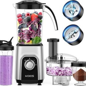 KOIOS Blender/Food Processor Combo Max 1000W