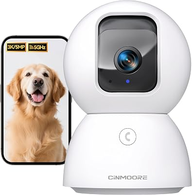 CINMOORE 5G Security Camera Indoor