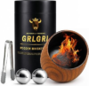 GRLGRL Charred Wooden Whiskey Glasses