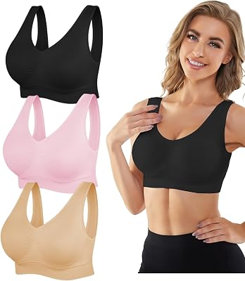 YADIFEN Sports Bras 3 Pack