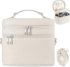 CYSIYU Leather Makeup Bag
