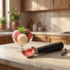 Rechargeable Heated Ice Cream Scooper, Effortless Scooping from Freezer to Bowl, 3-Level Adjustable Heat, Long-Lasting Battery, Easy-Clean Waterproof Design, Perfect for Hard Gelato