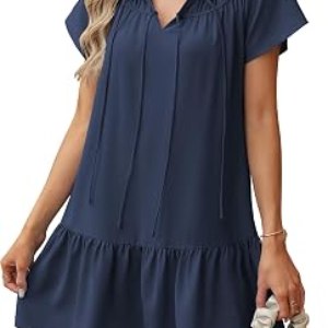 ANGASHION Womens Summer Mini Dress