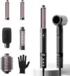 6 in 1 Blow Dryer Brush Set, Powerful Hair Dryer Brush with Auto-Winding Curl L/R, Fast Drying, Smooth Blowouts, Root-Lift Volume, No Heat Damage Frizz-Free Thermal Brush, Hot Air Styler for Travel