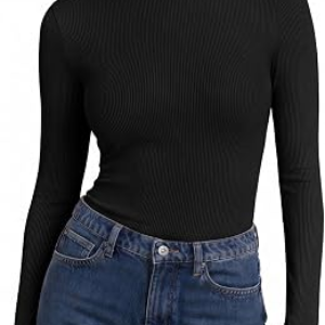 Ekouaer Women’s Turtleneck Long Sleeve Shirt